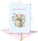 Mother’s Day Card Making Floral Greeting Card Set – Happy Mother’s Day Cards with Envelopes & Stickers, 24 Pack Assorted Floral Designs with Message Inside, 5x7 Inch